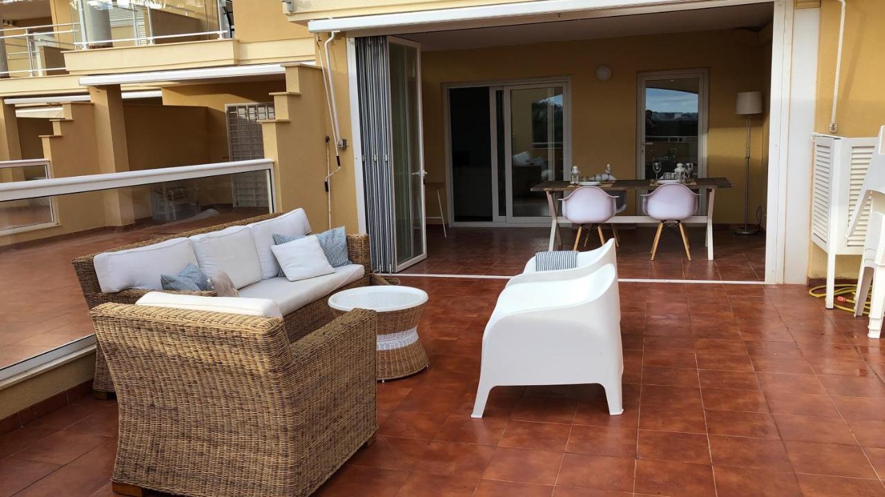 Apartamento Denia. Bajo En Primera Linea Buitenkant foto